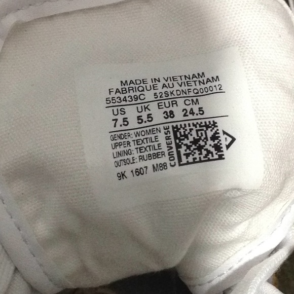 Converse Ctas Hi holiday Party WMNS. AUTHENTIC - Picture 7 of 8